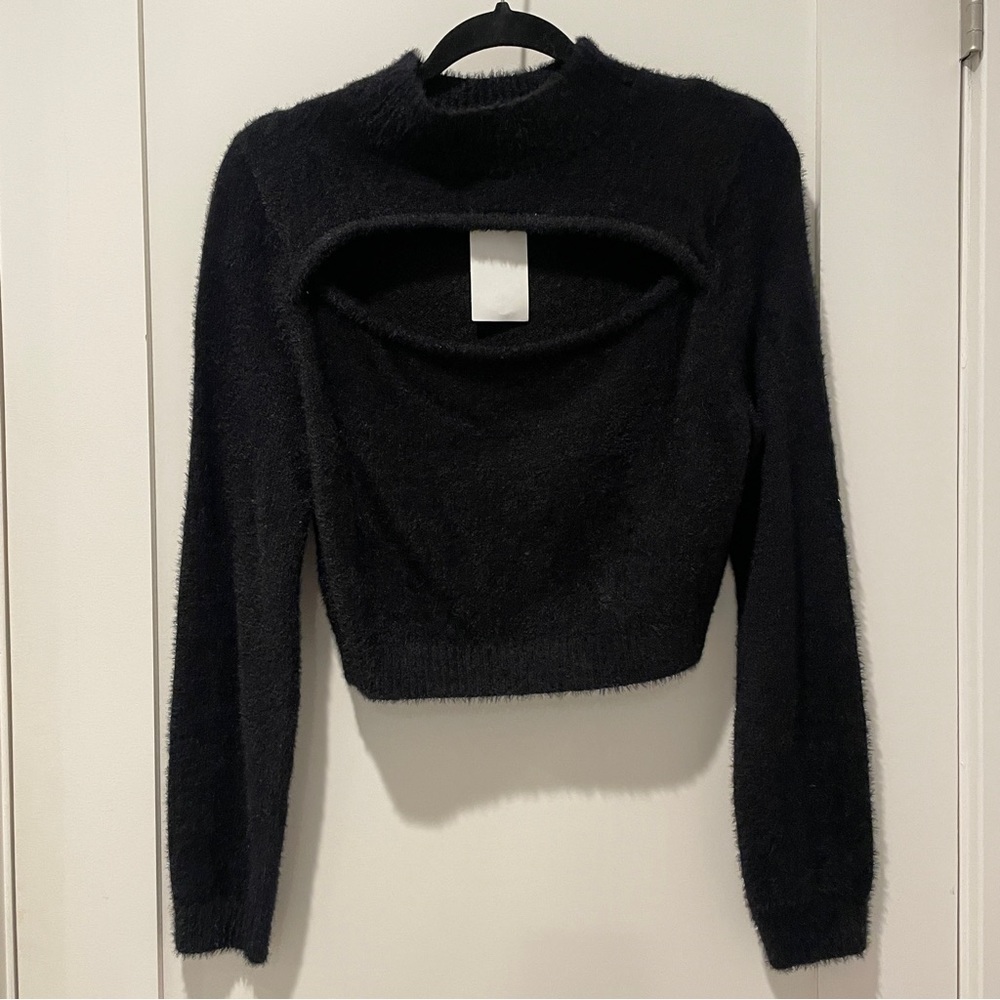 *NWT* Black H&M Cutout Sweater